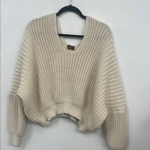 Cozy Cream Knit Sweater